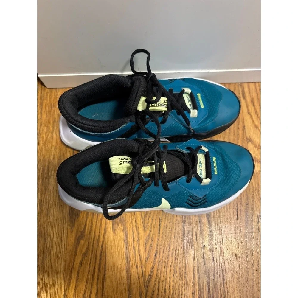 Nike Zoom Crossover Basketball Shoes Youth 6Y‎ Teal Black DC5216-300